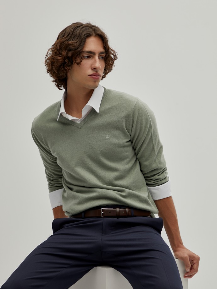 Merino wool pullover