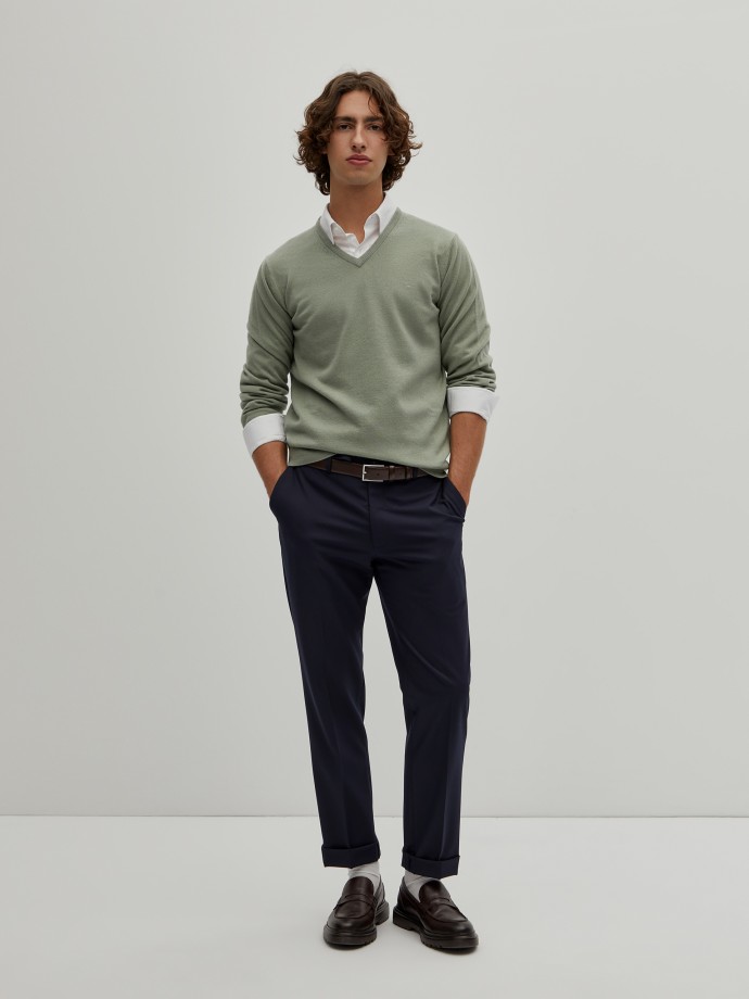 Merino wool pullover