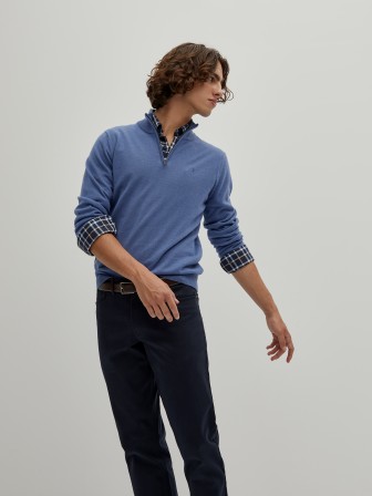 Cal�as de sarja regular fit