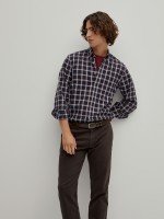 Regular fit plaid shirt