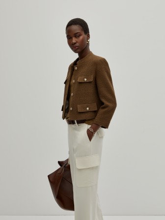 Tweed fake pockets jacket Tweed fake pockets jacket