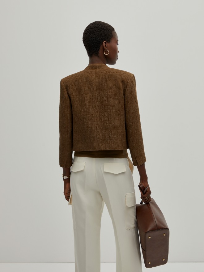 Tweed fake pockets jacket Tweed fake pockets jacket