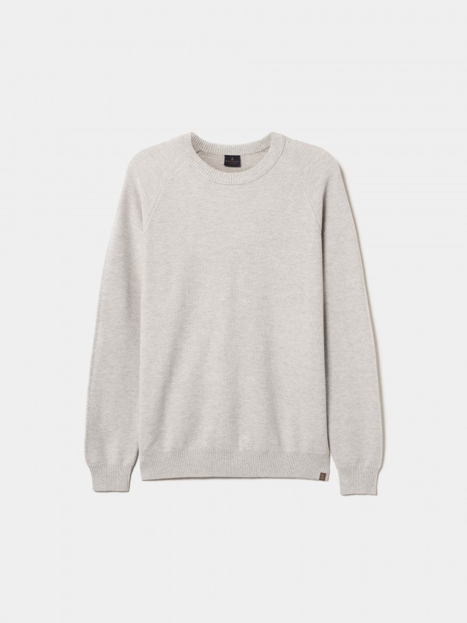 Textured knit sweater Textured knit sweater