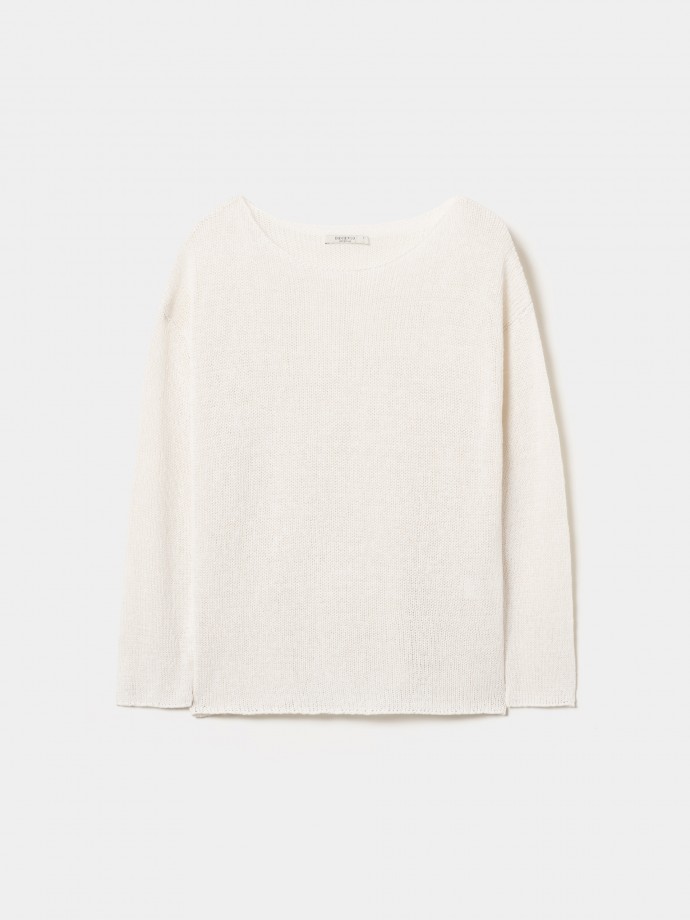 Camisola malha tricotada