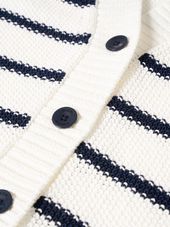 Striped knit vest Striped knit vest