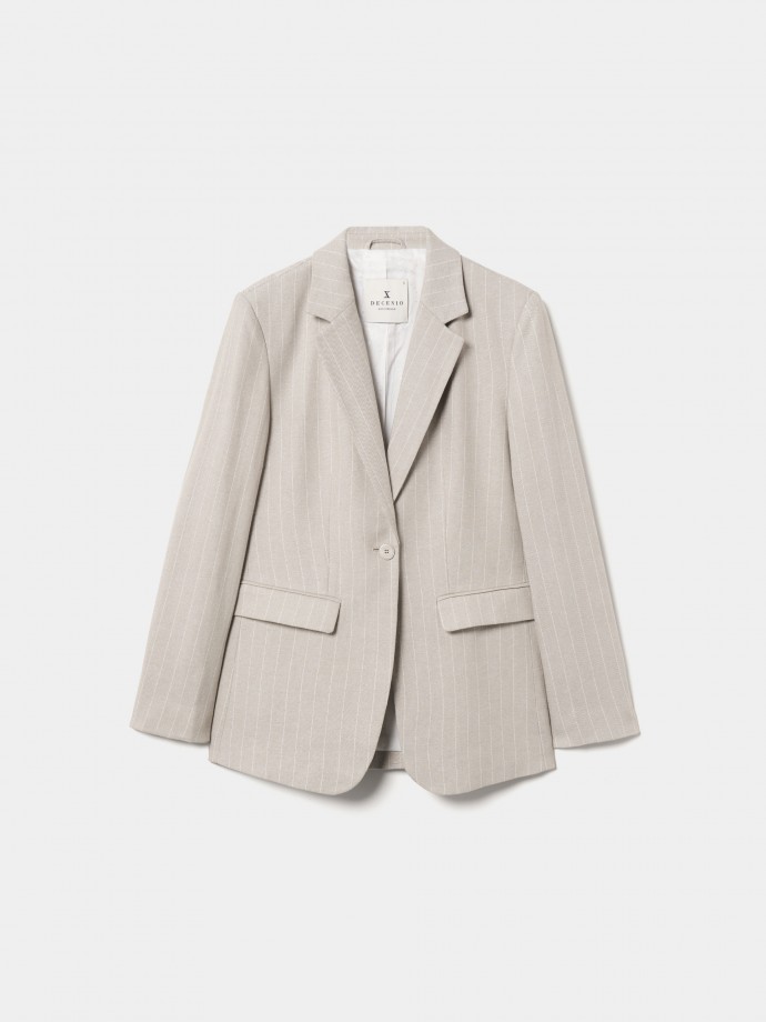 Blazer de rayas