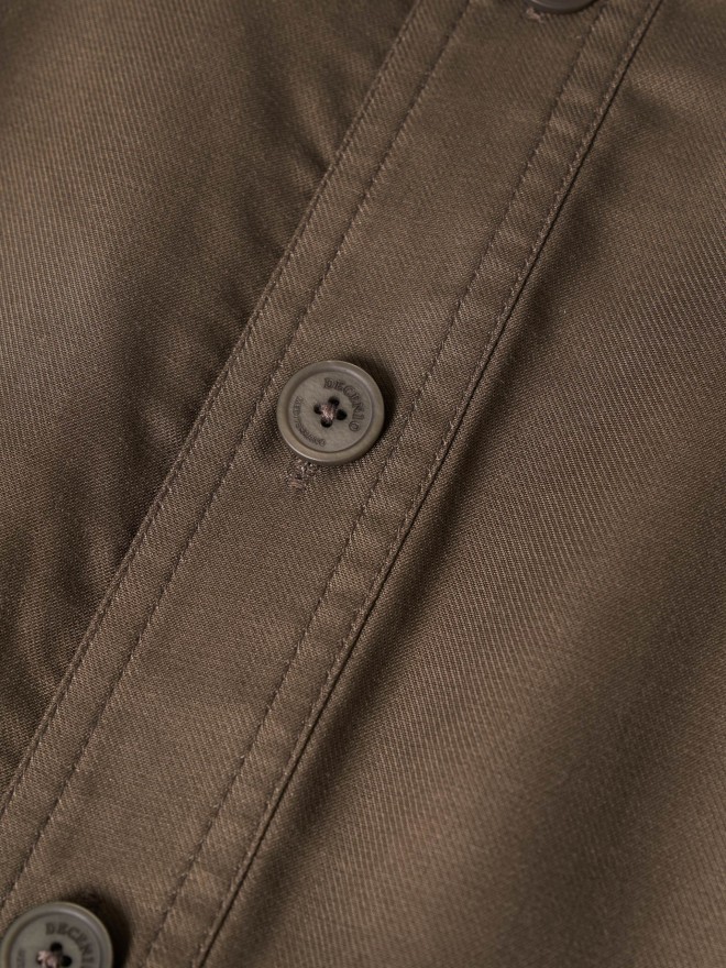 Cotton and lyocell cargo skirt