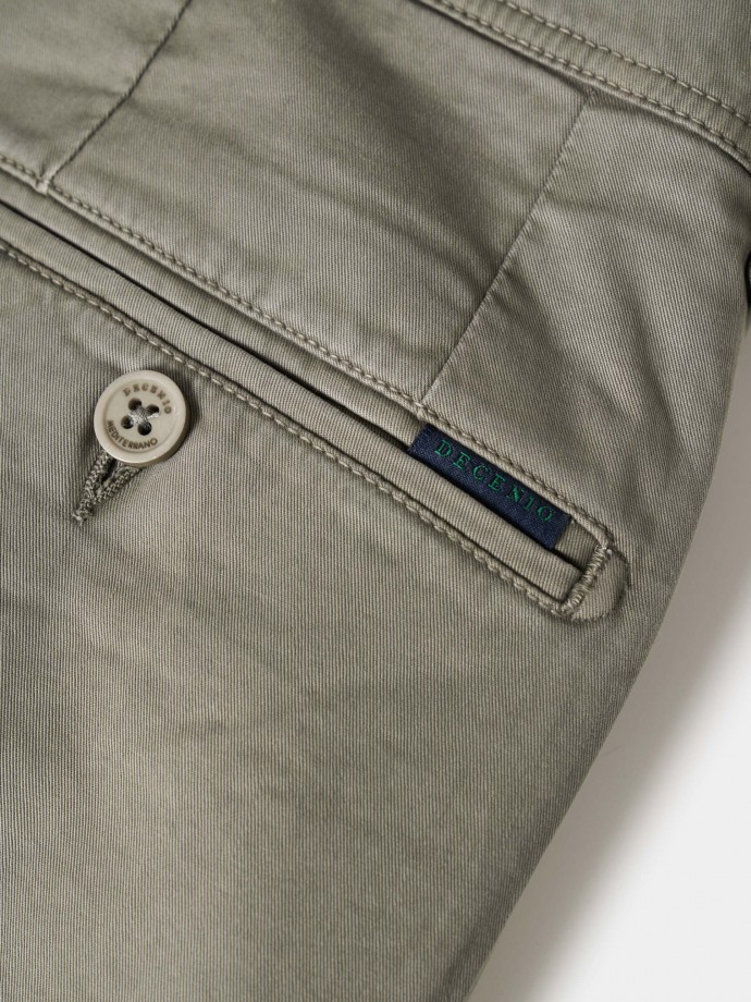 Twill chino pants