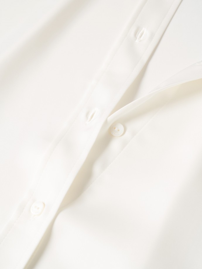 Camisa fluida acetinada