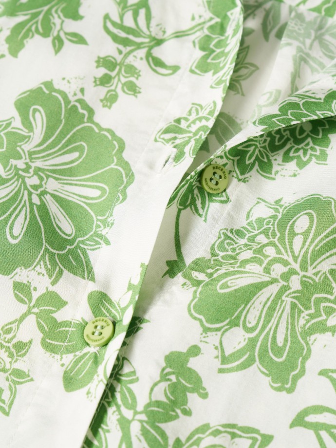 Blusa fluida estampada