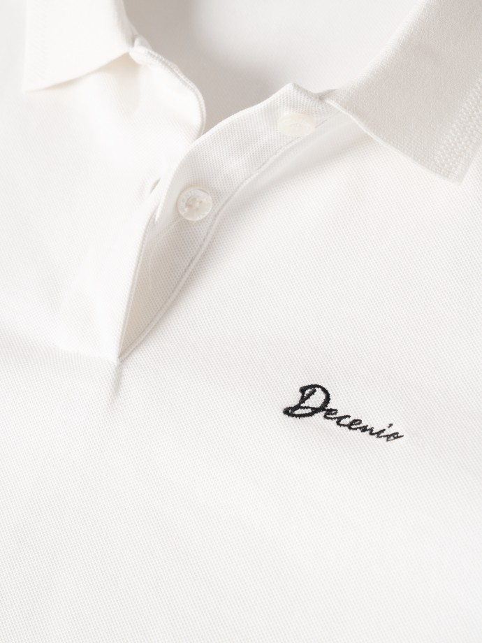 Polo corto de piqu