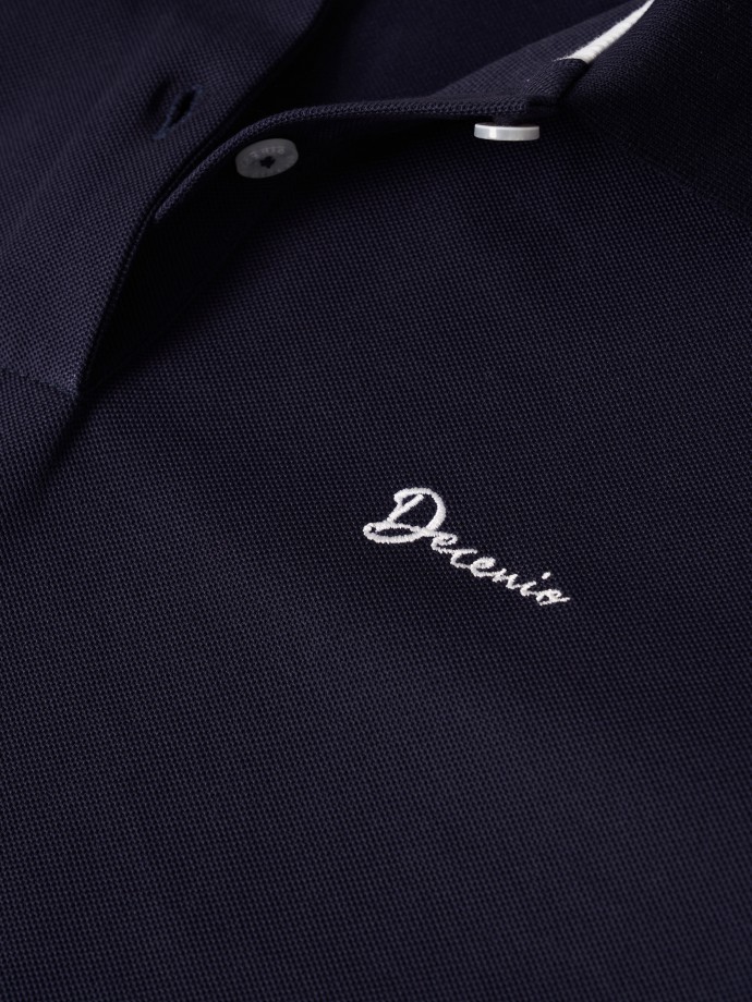 Polo piqu cropped