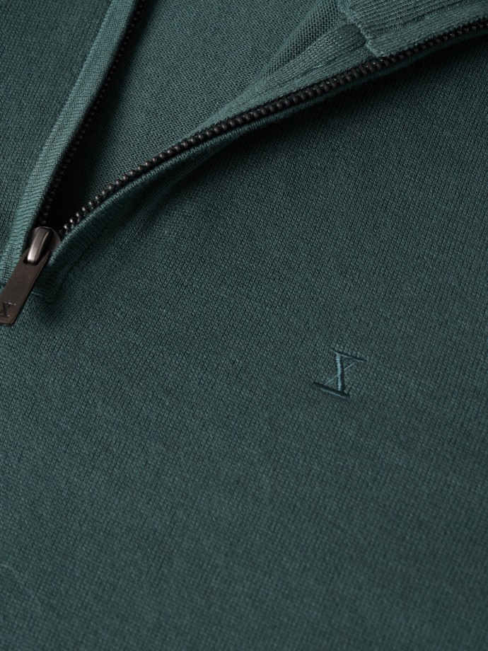 Sweater with zipper