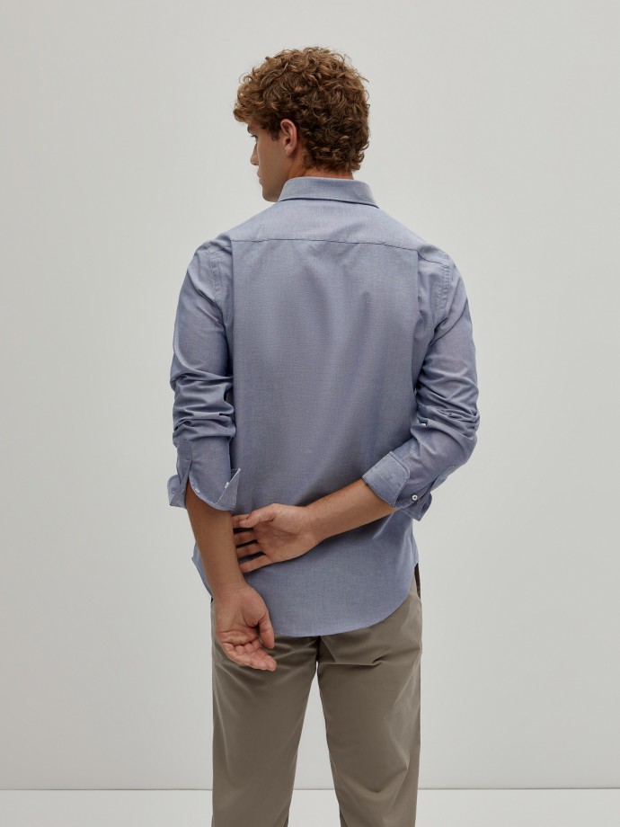 Slim fit structured shirt