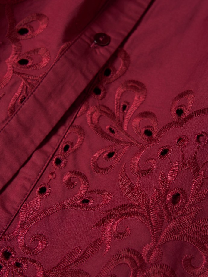 English embroidery midi dress