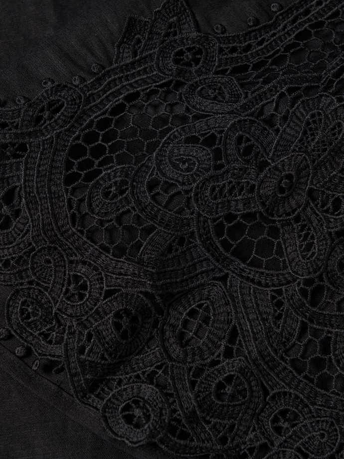 Vestido comprido mistura de linho