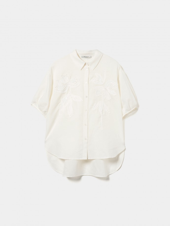 Camisa de lino y algodn