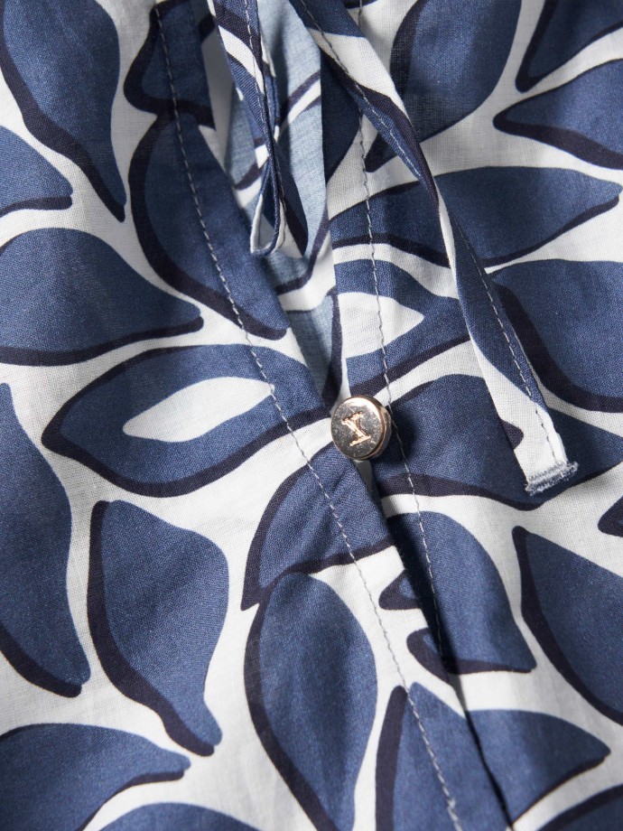 Blusa corta estampada