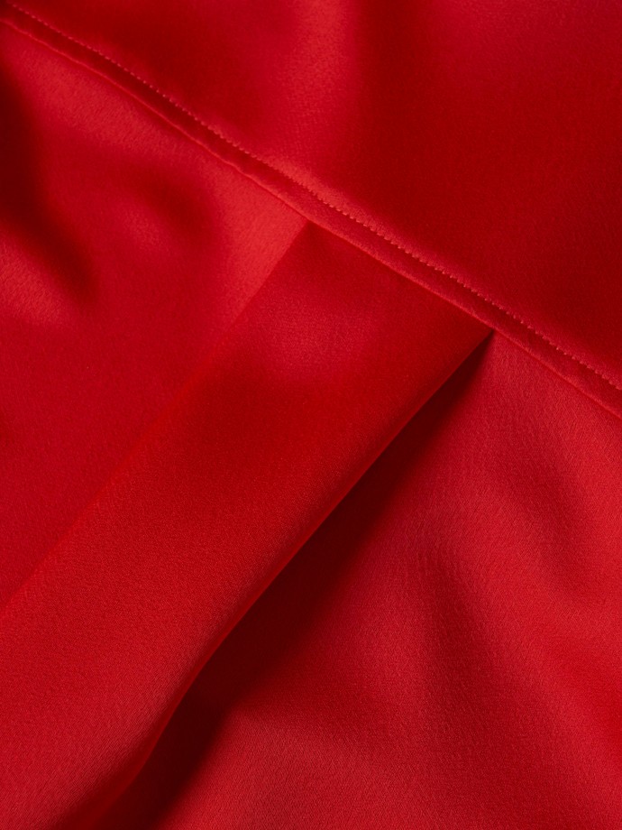 Camisa acetinada