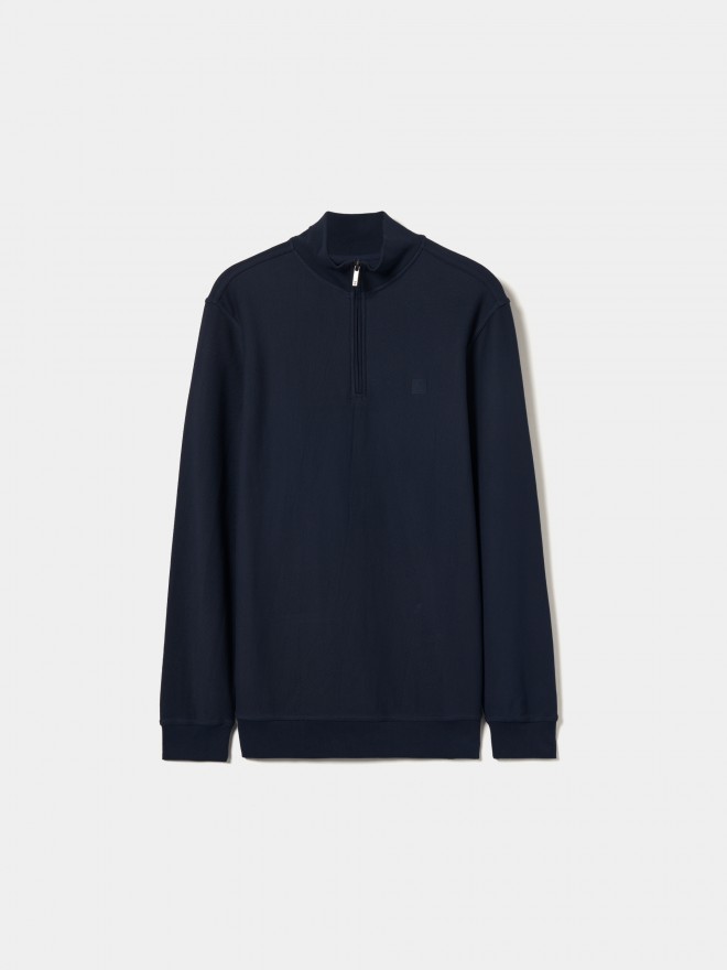 Half zip knit sweater Half zip knit sweater