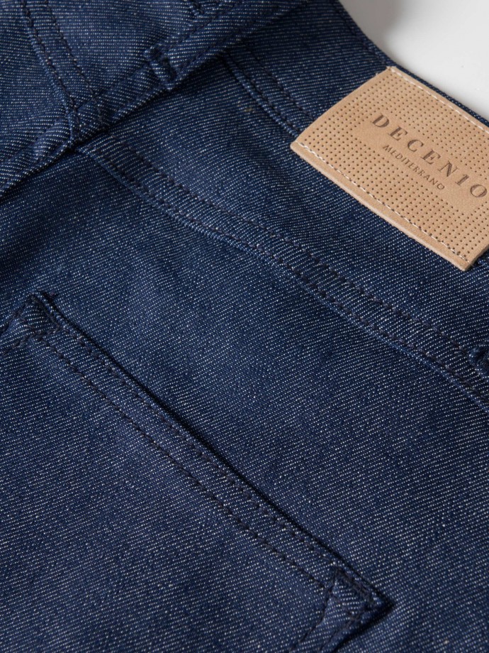 Flare denim pants