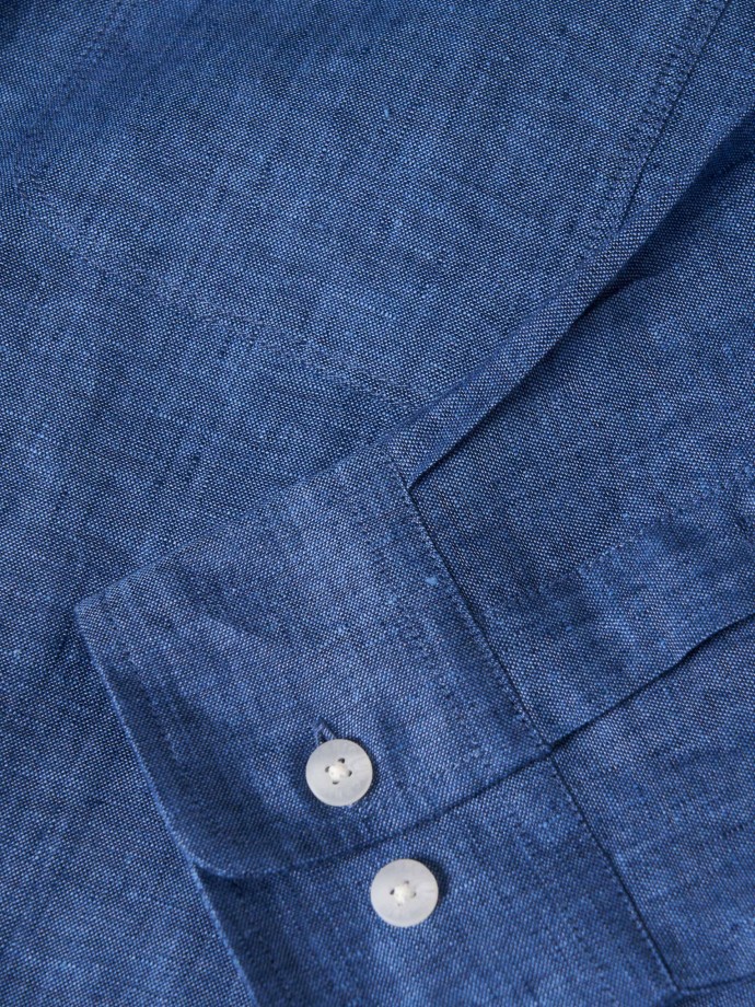 Camisa de linho regular fit