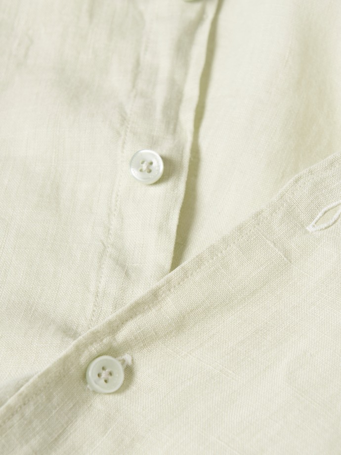 Camisa de linho regular fit