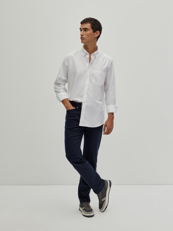 Regular fit cotton shirt