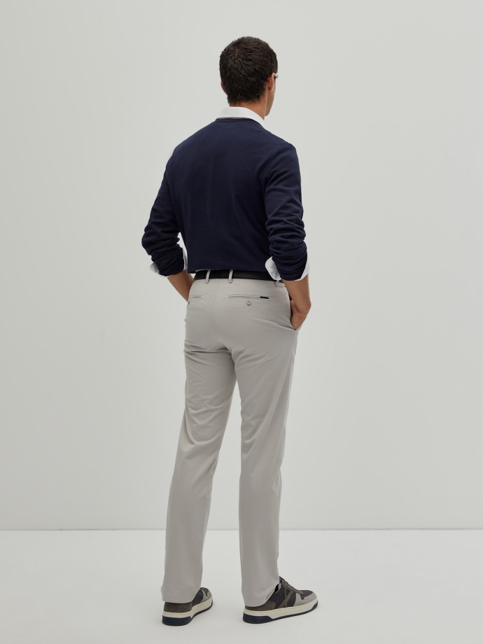 Twill chino pants