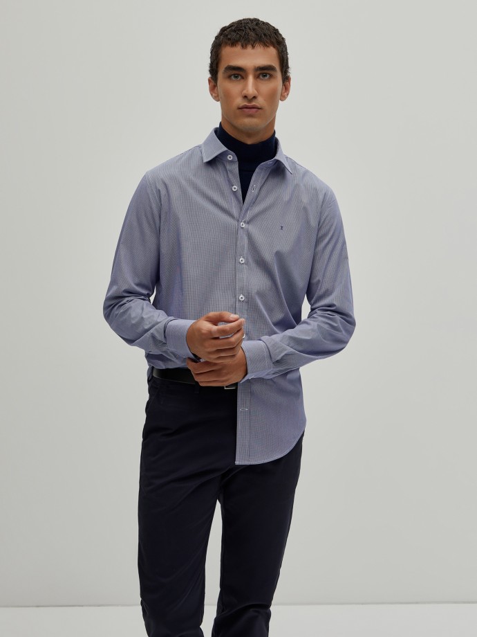 Slim fit square shirt