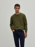 Cotton and cashmere pullover