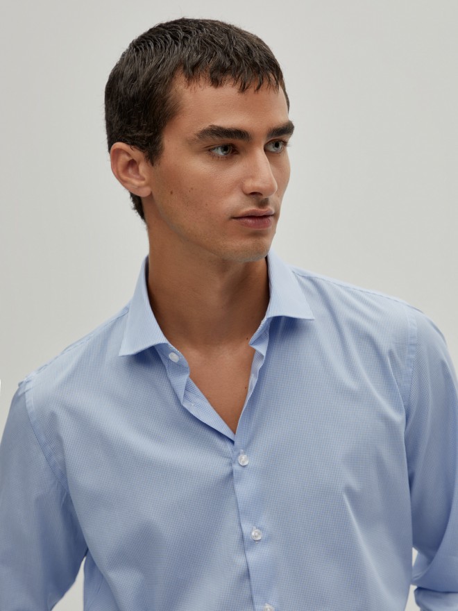 Camisa xadrez slim fit