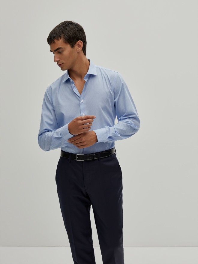 Camisa xadrez slim fit
