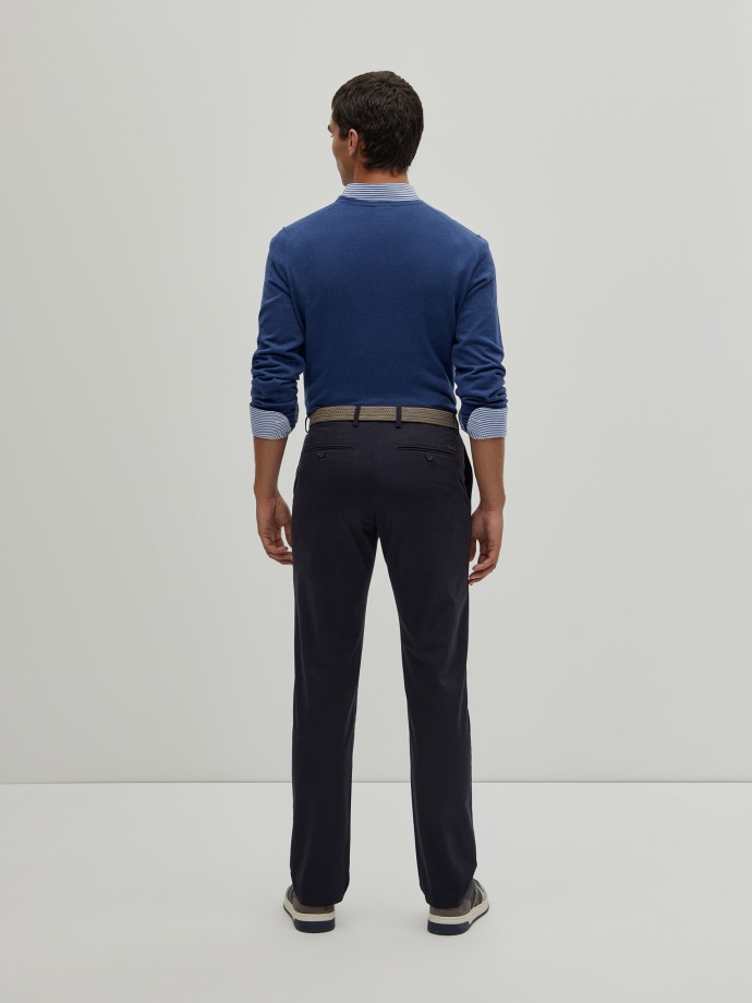 Twill chino pants