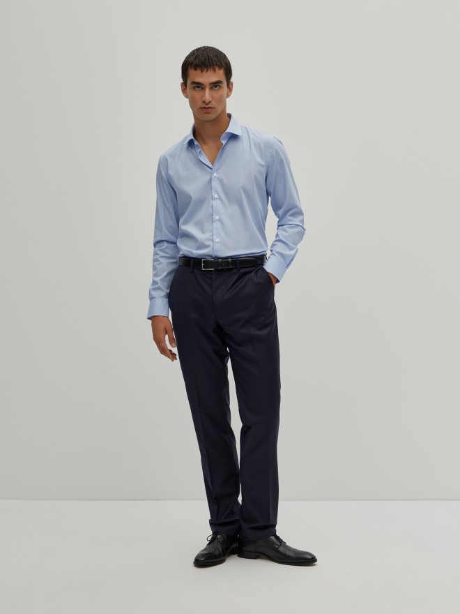Camisa xadrez slim fit