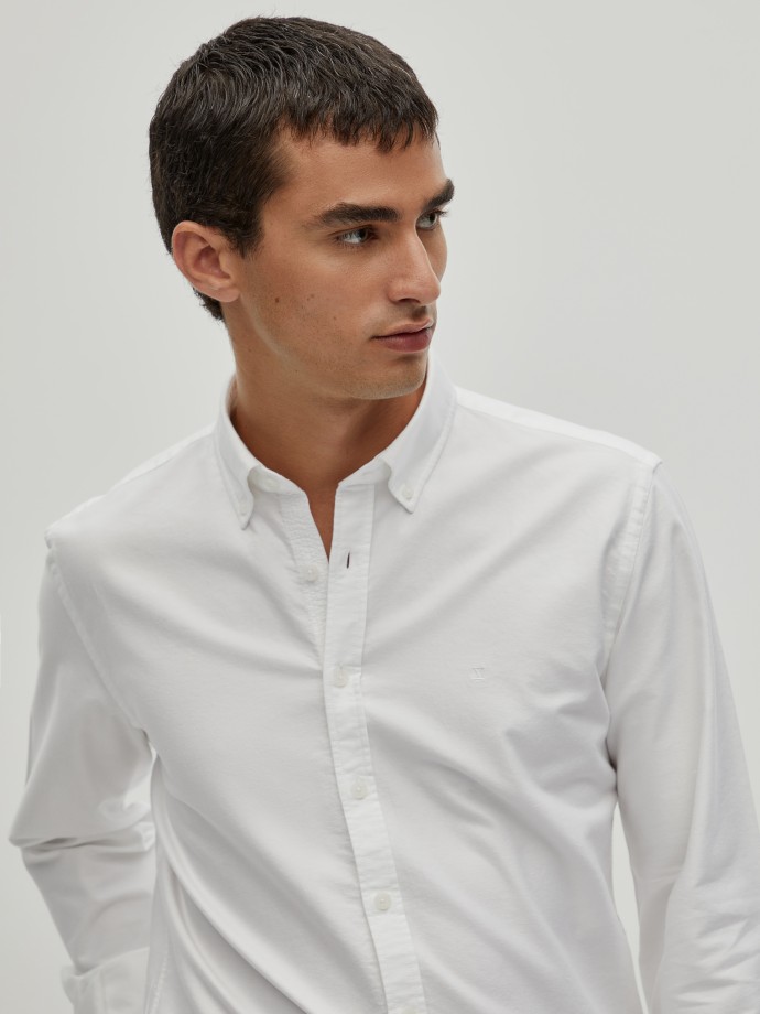 Camisa Oxford ajustada