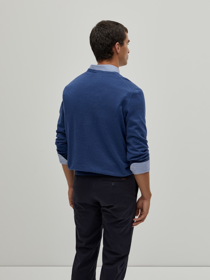 Cotton and cashmere pullover