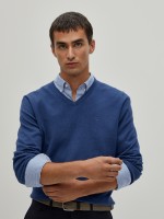 Cotton and cashmere pullover