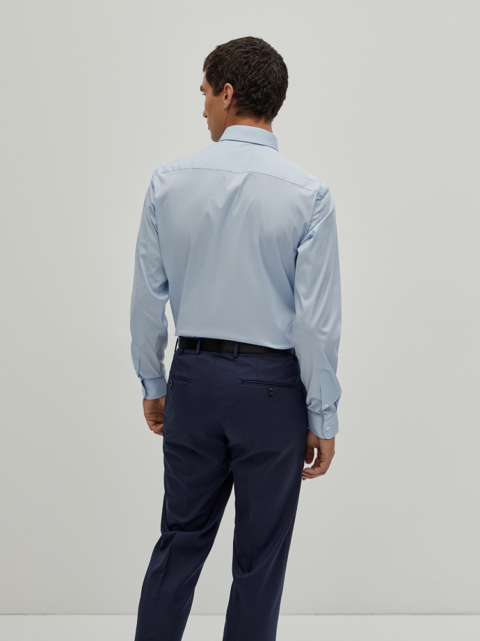 Slim fit plain shirt