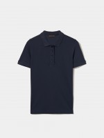 Short sleeve pique polo shirt