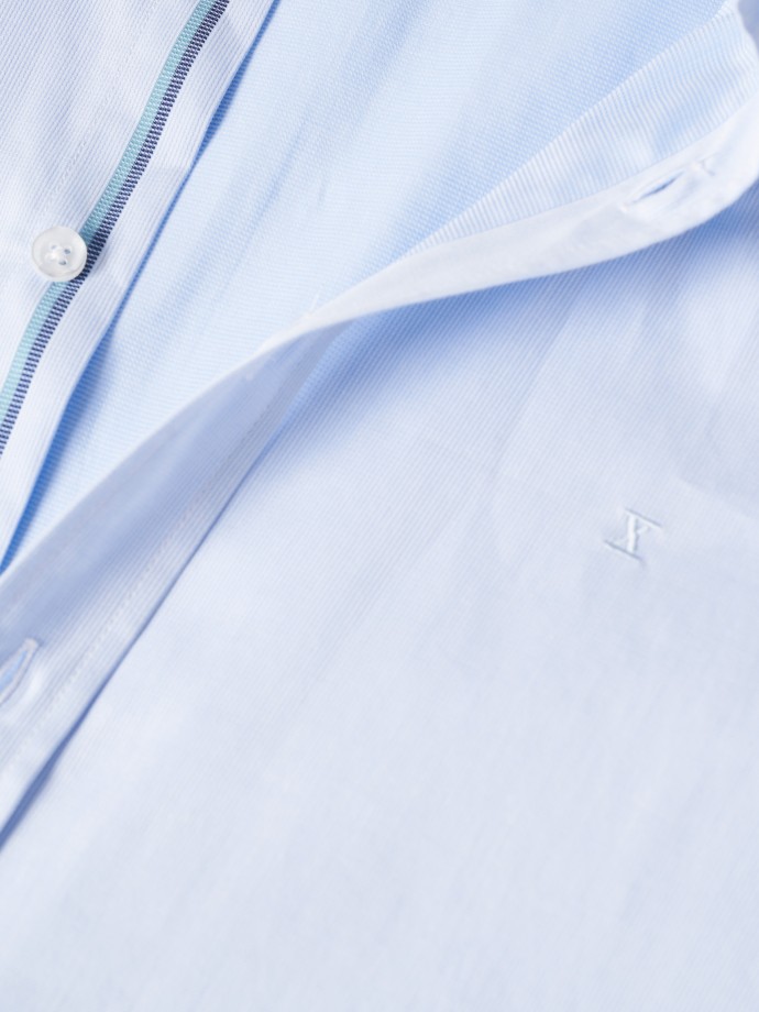 Camisa regular fit de algodo