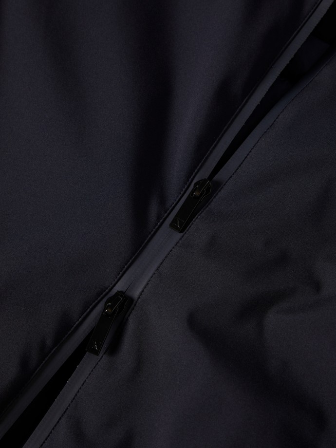 Water repellent technical jacket