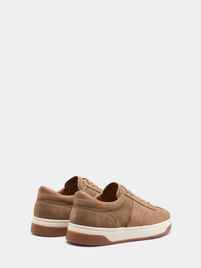 Suede sneakers