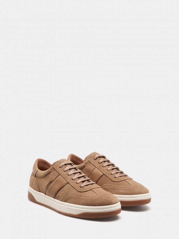 Suede sneakers