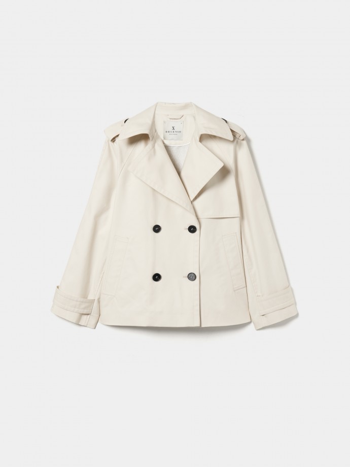 Gabardine curta