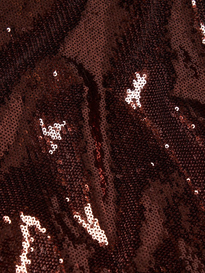 Vestido corto de lentejuelas