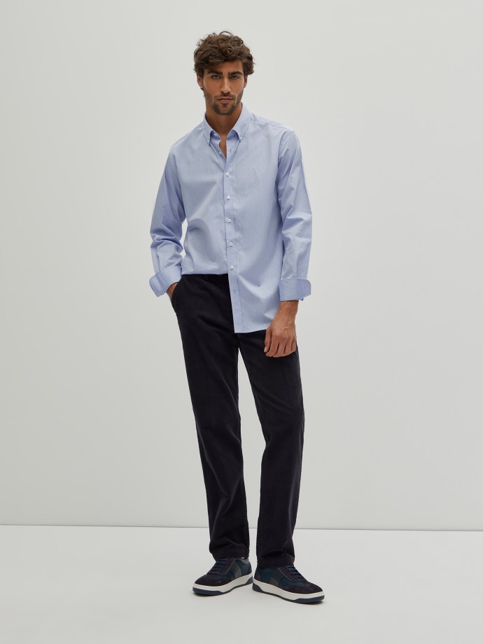 Regular fit cotton shirt