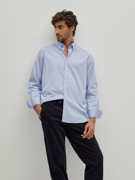 Regular fit cotton shirt