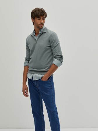 Sweater with zip Sweater with zip