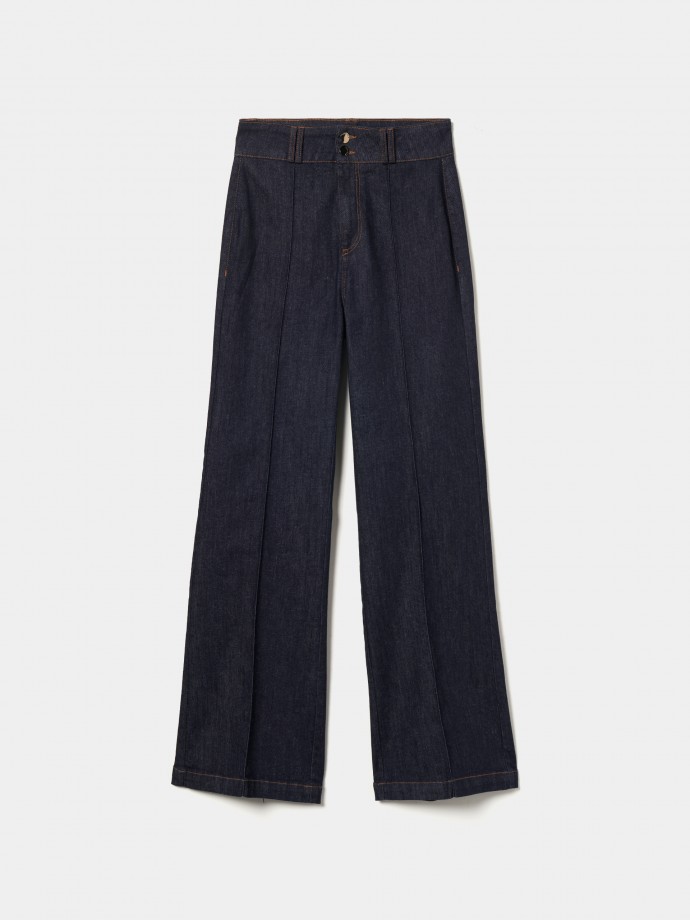 Bootcut denim pants